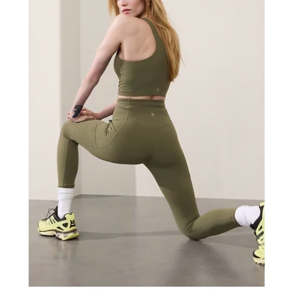 ATHLETA M Salutation Cargo Tight in Moss NWT - Picture 3 of 12